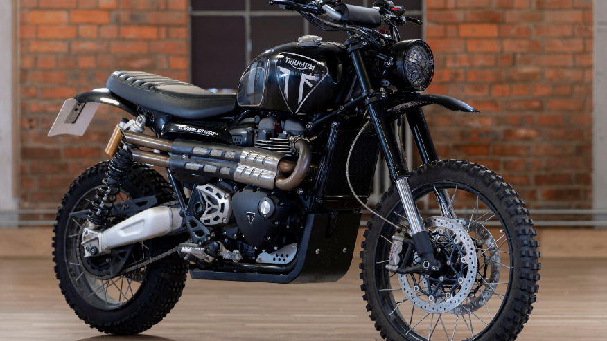 James Bond No Time To Die Triumph Scrambler 1200. - Christie's